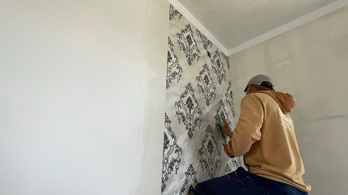 Услуга поклейки обоев